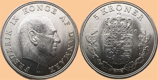 5 kr. 1966 i kv. 0