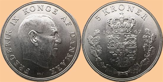 5 kr. 1967 i kv. 0