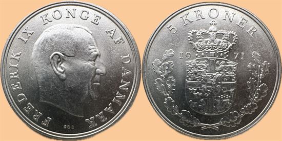 5 kr. 1971 i kv. 0