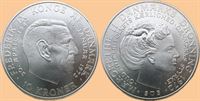 Erindringsmønt - Årgang 1972 10 kr. sølv i kv. 0