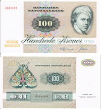 Seddel: 100 kr. 1978 A8783H i kv. 01 - 0