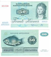 Seddel: 50 kr. 1994 D0942G i kv. 01 - 0