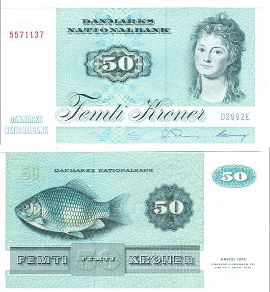 Seddel: 50 kr. 1996 D2962E i kv. 0