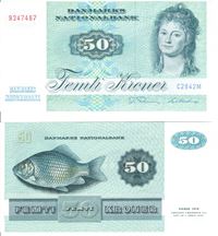 Seddel: 50 kr. 1984 C2842M i kv. 0